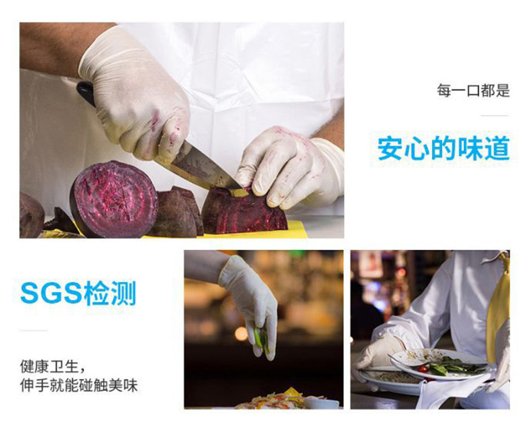施?？礔890一次性無(wú)粉非滅菌橡膠檢查手套圖片6
