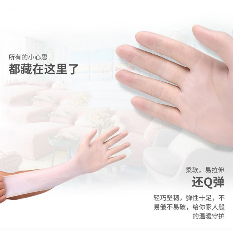 施?？礔890一次性無(wú)粉非滅菌橡膠檢查手套圖片8